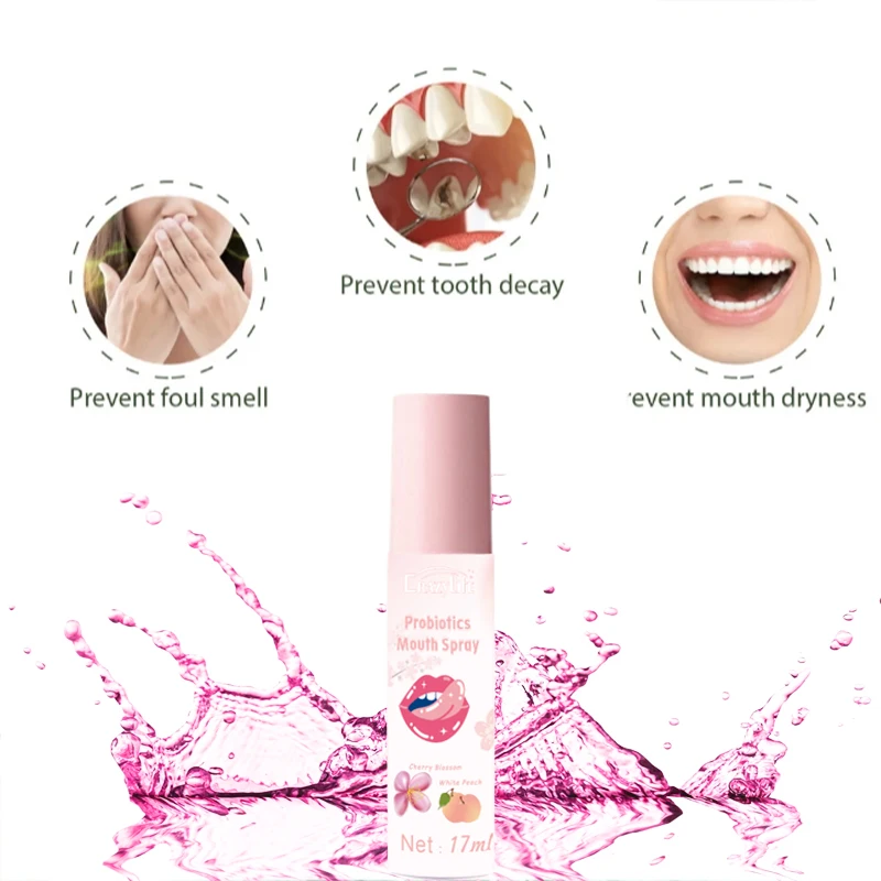 17ml Fashion Oral Care Spray Breath Spray For Bad Breath Dry Mouth Super Oral Care Mist Oral Care Water Spray