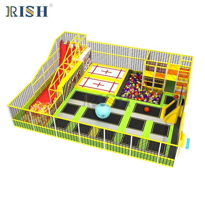 
Children trampoline park indoor bungee jumping indoor trampoline park 
