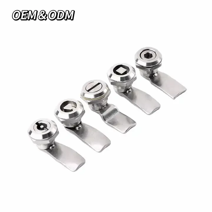 Customized New Products Industrial Door Electric Locks Box Triangle Square Cross Lock Cylinder Tubular Cam Lock
