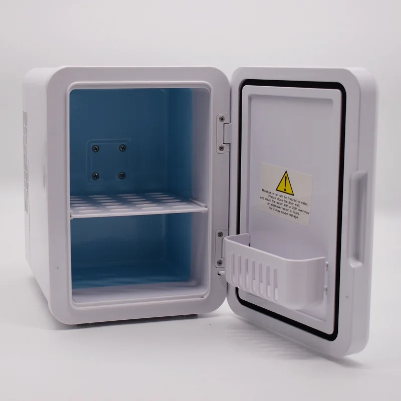 Oem Cooler and warmer fridge 4L Portable Counter top small mini fridge for skincare AC/DC