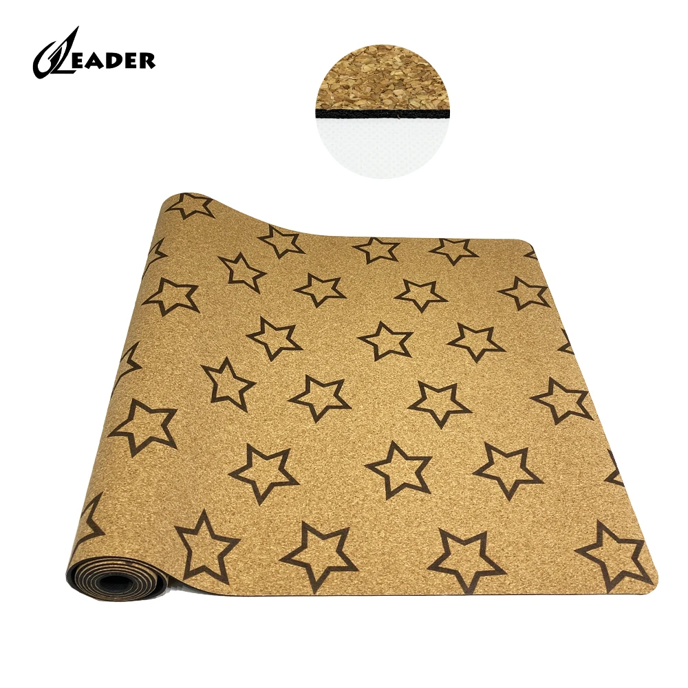Mats De Yoga De Corcho Can Be Customized Cork Yoga Floor Mat
