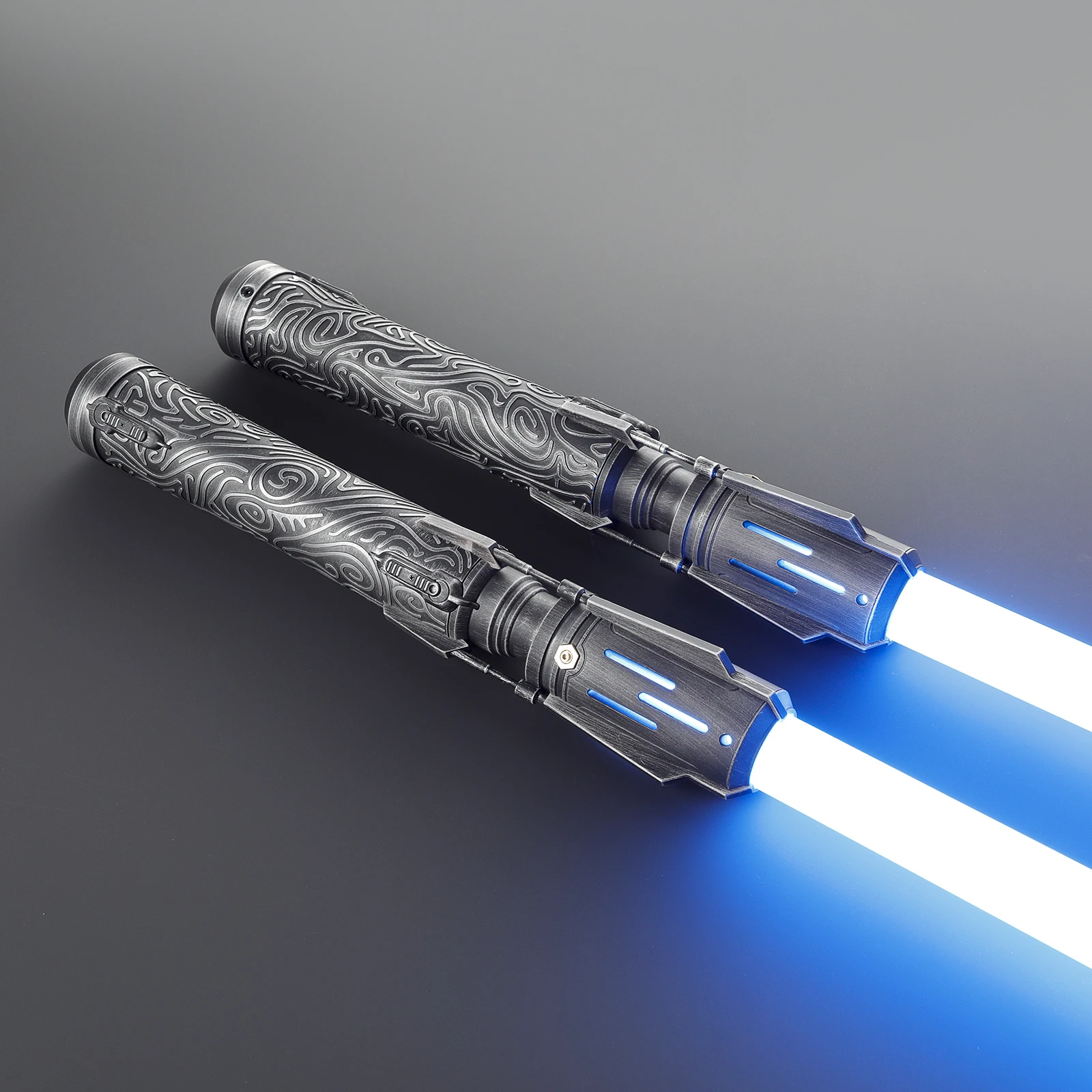 Nexus Saber delicate Satele Shan weathered xenopixel lightsaber Bluetooth app control infinite RGB colors changing double blades
