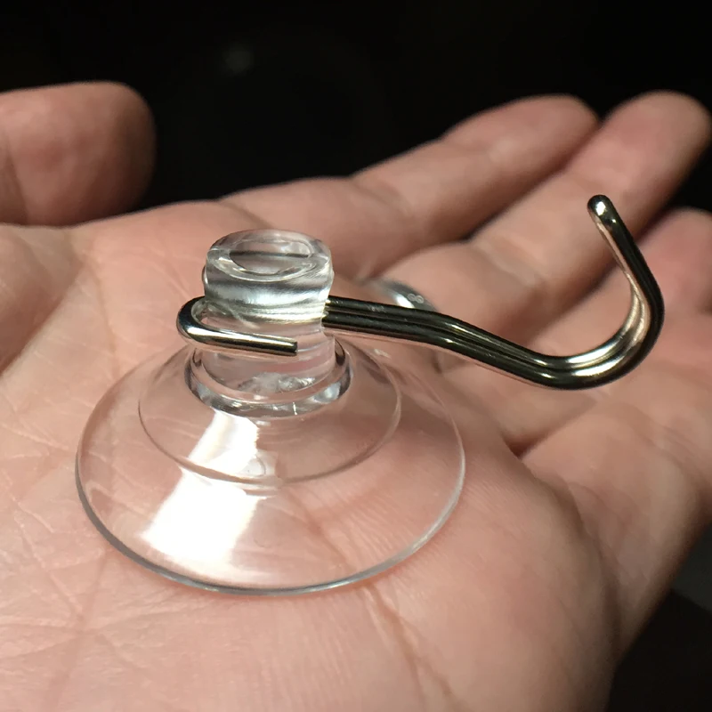 Free Sample Manufacture Custom Suction Cups For Glass Table Tops Spot Goods Sucker PVC Suction Cup with Side Hole