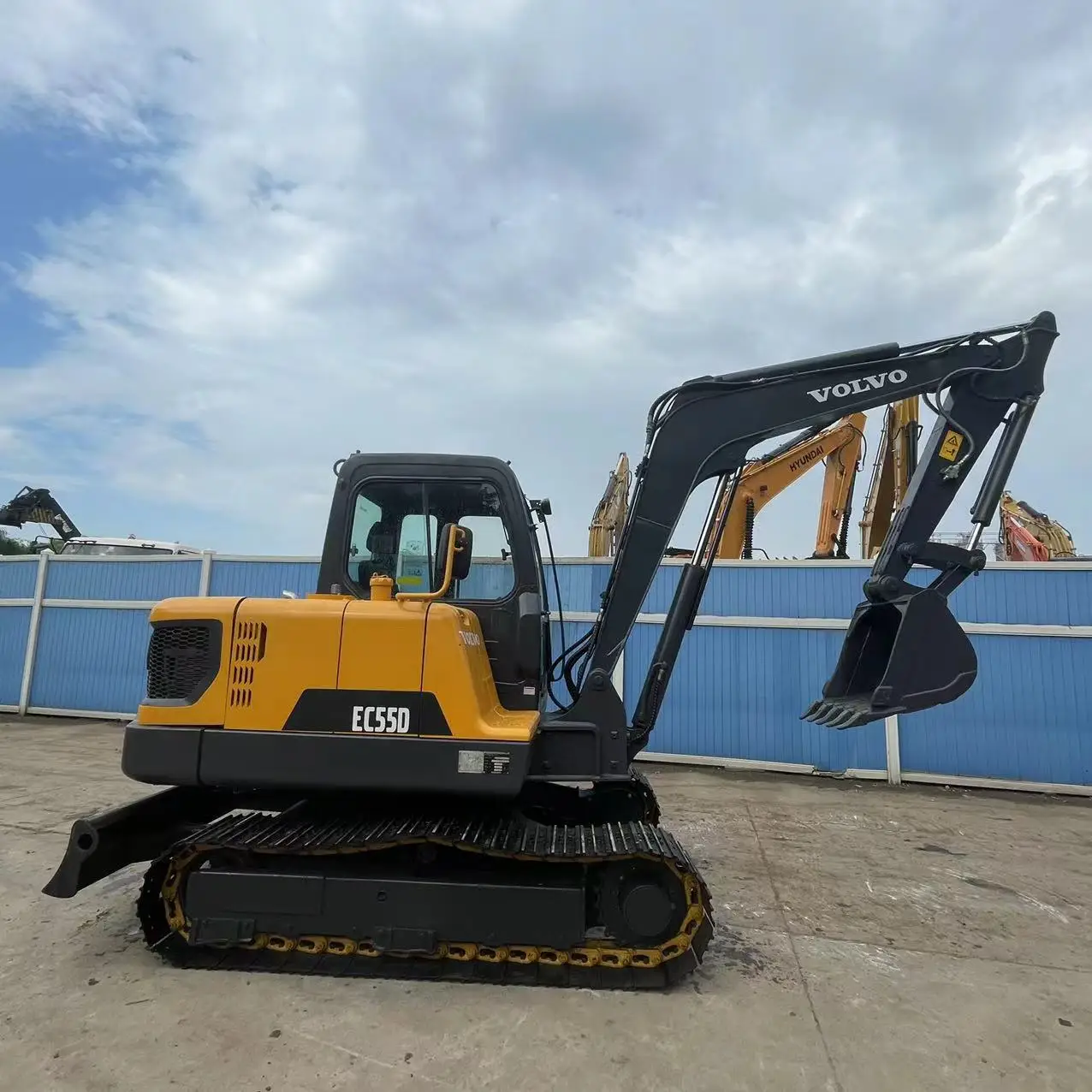 used excavator volvo ec55d on sale