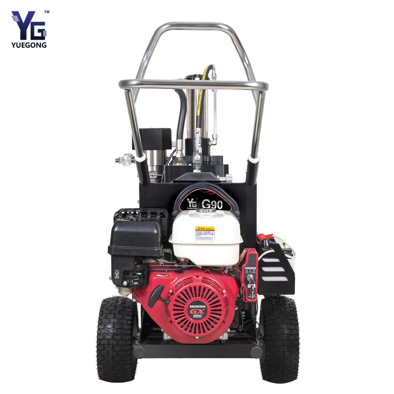 Professional Hydraulic Gas/Electric/Diesel High Pressure Airless Spray Machine For High Viscosity Epoxy Silicone Sprayer