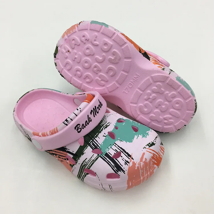 New camouflage baby slippers indoor house slippers for kids wholesale kids slippers