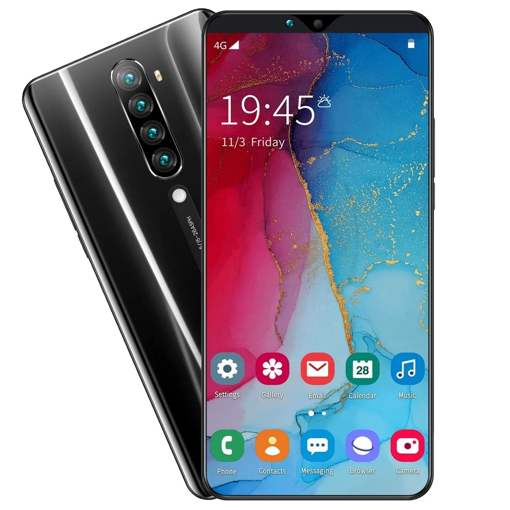 Смартфон Rino5, 6,3 дюйма, Android, две SIM-карты, поддержка нескольких языков, мобильный телефон, разные цвета