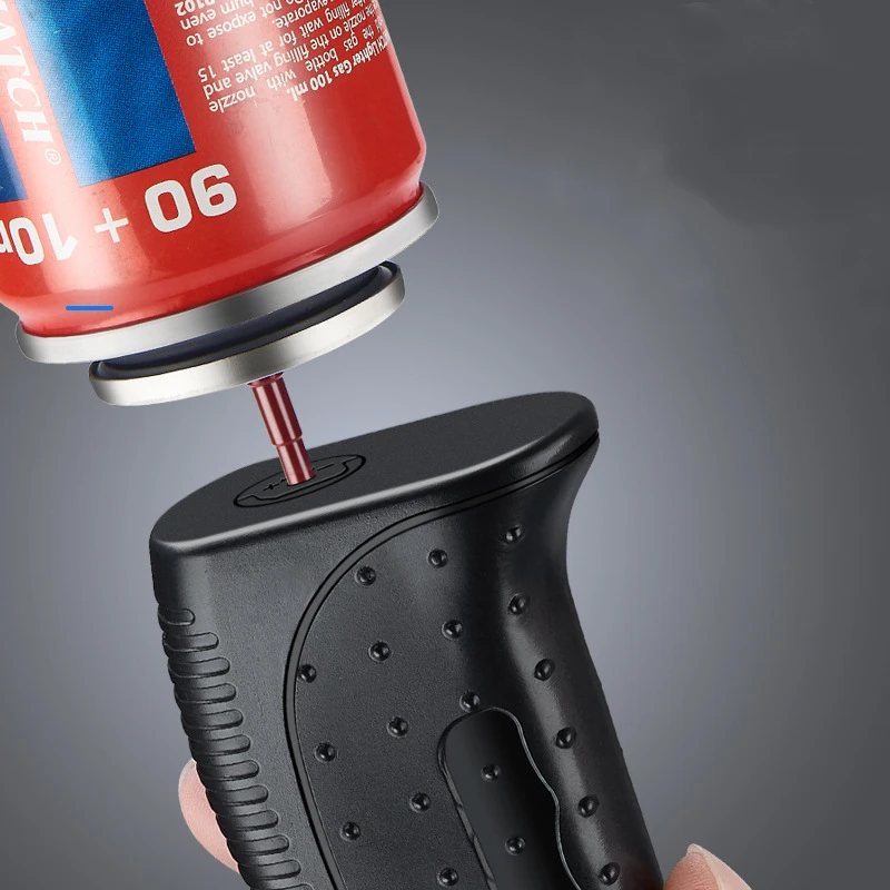 Hot selling gun model handheld double jet flame gas refillable torch lighter for BBQ cooking