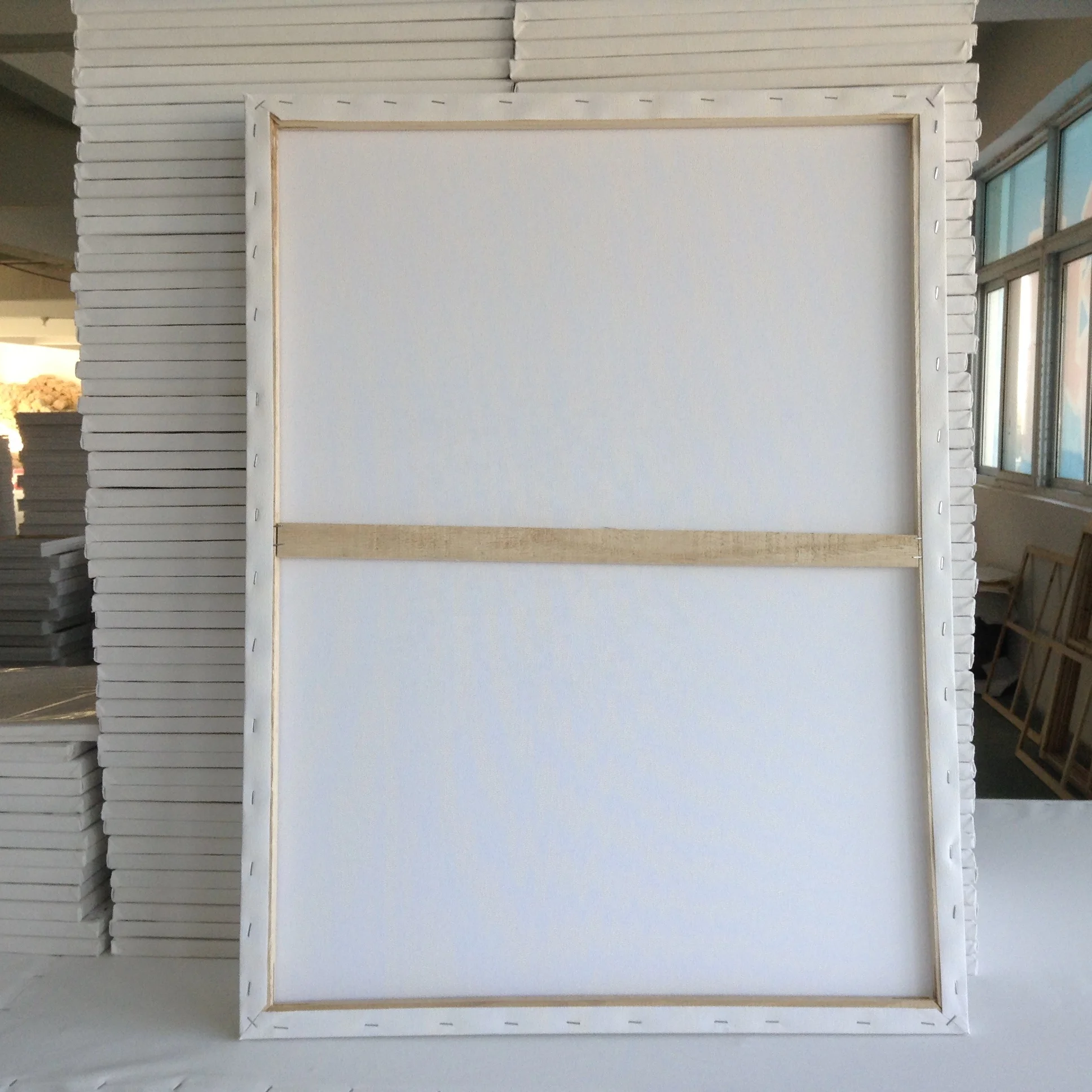 280 g 50*70  cm  cotton stretched blank  primed  canvas pine wood  frame for students handmade  oil  painting