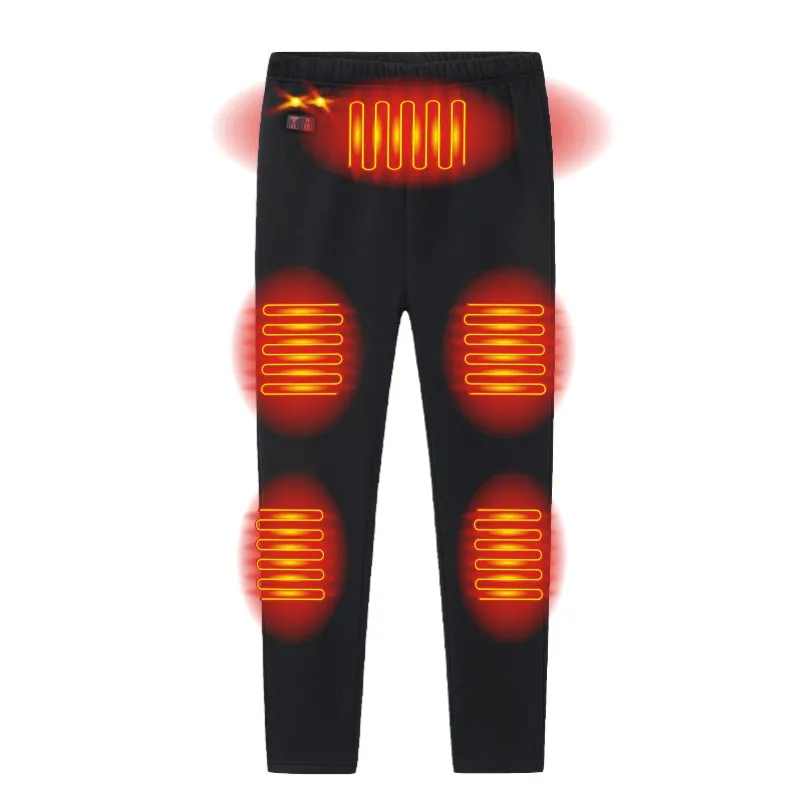 Heating clothing warm pajama plush winter set 18 heated area M-5XL women men unisex heated warm pants