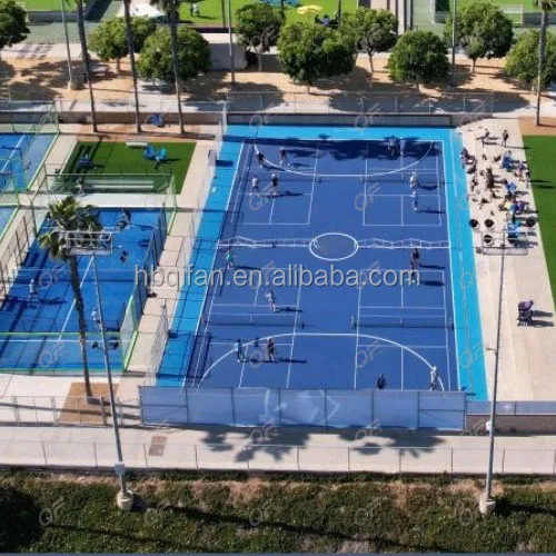 Customize size Sports Soccer Field Customized soccer Pitch Multi functional football field Football Cage Indoor football Court