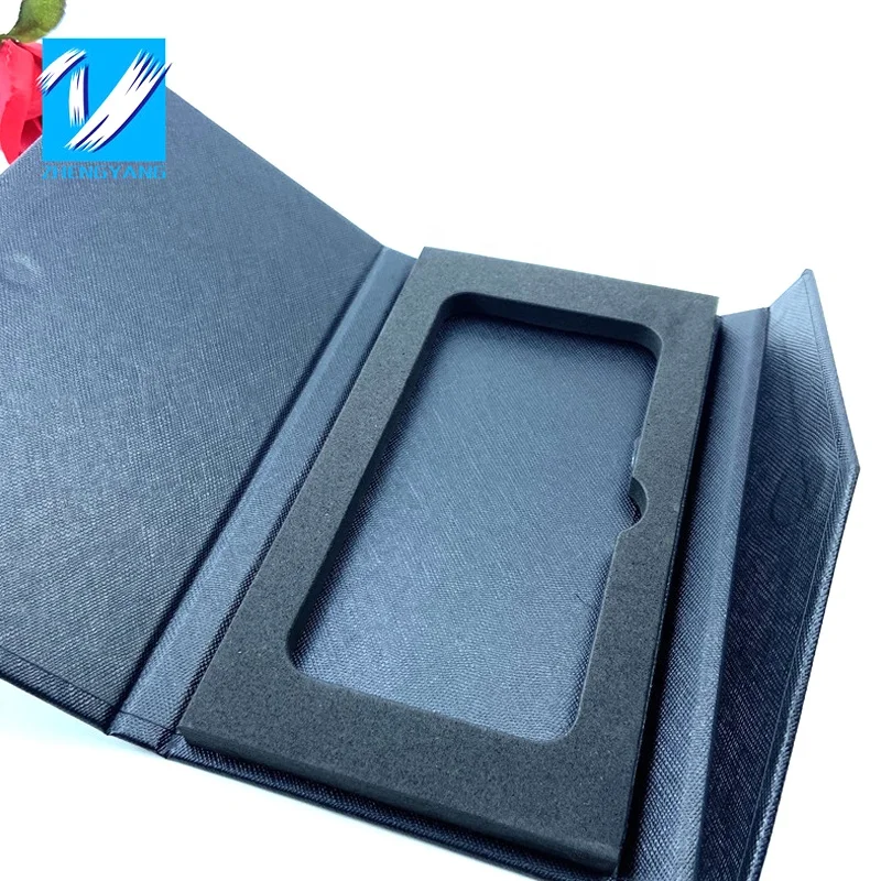 High-end custom mobile phone accessories packaging gift mobile phone case packaging box with magnet