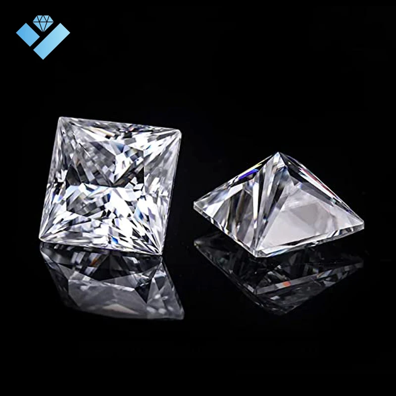 White D Color Vs Loose Princess Cut Lab Gown Diamond for Engagement Rings