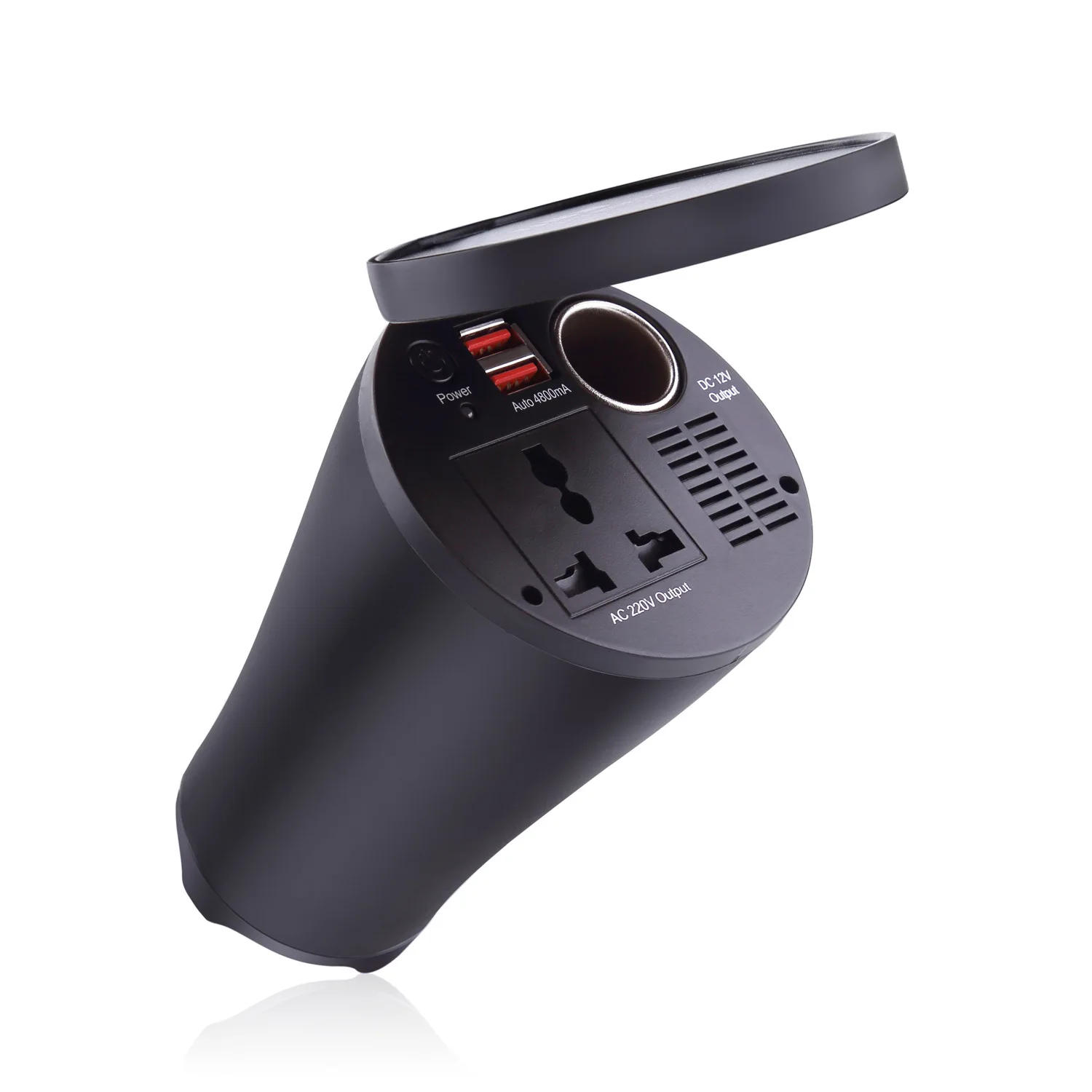 Custom Logo Printing150W Car Power Inverter DC 12V to 220V AC Car Converter 4.8A Dual USB Smart Car Charger