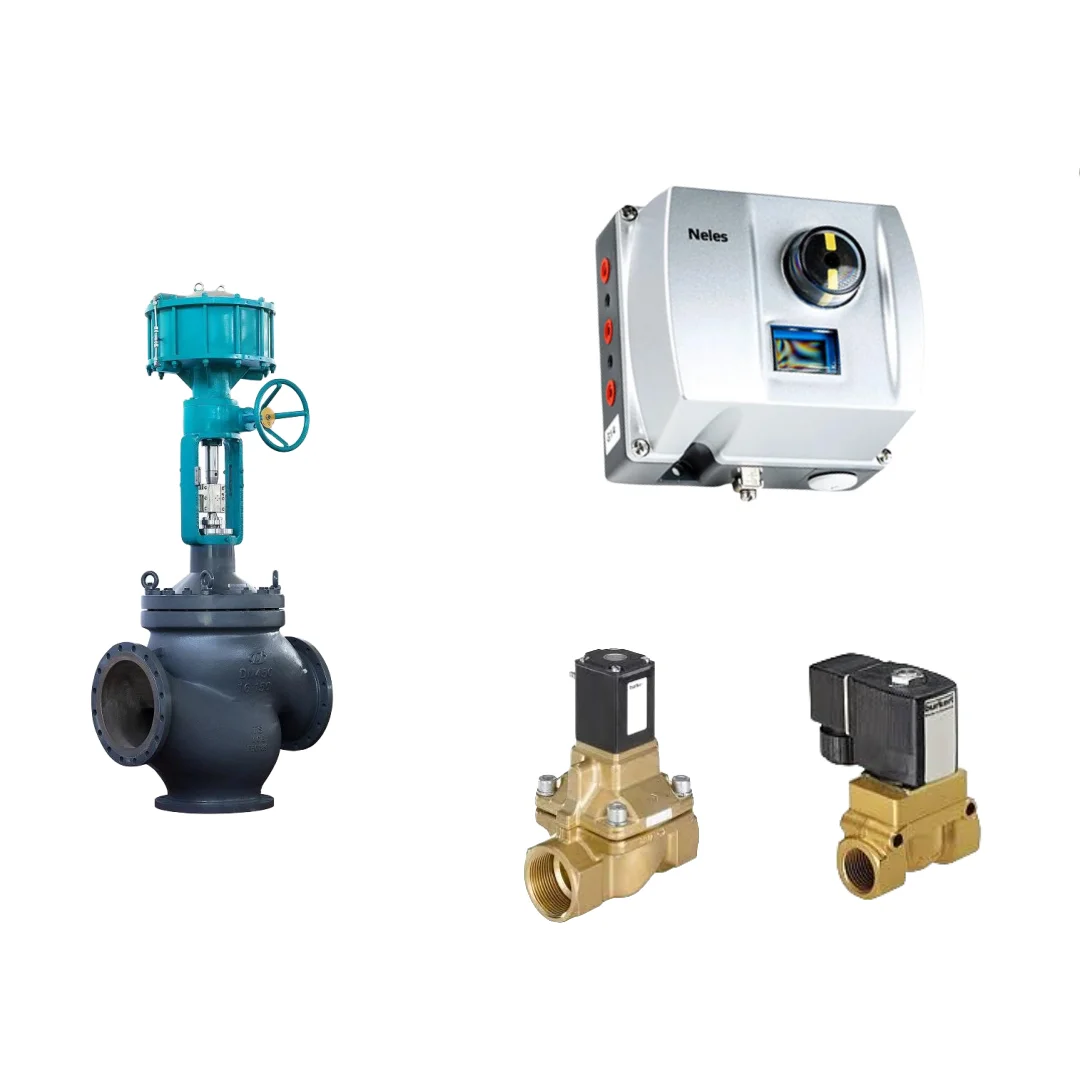 Chinese Pneumatic  Control Valve with Neles ND9000 Intelligent  Valve Positioner With Burkert Solenoid Valve
