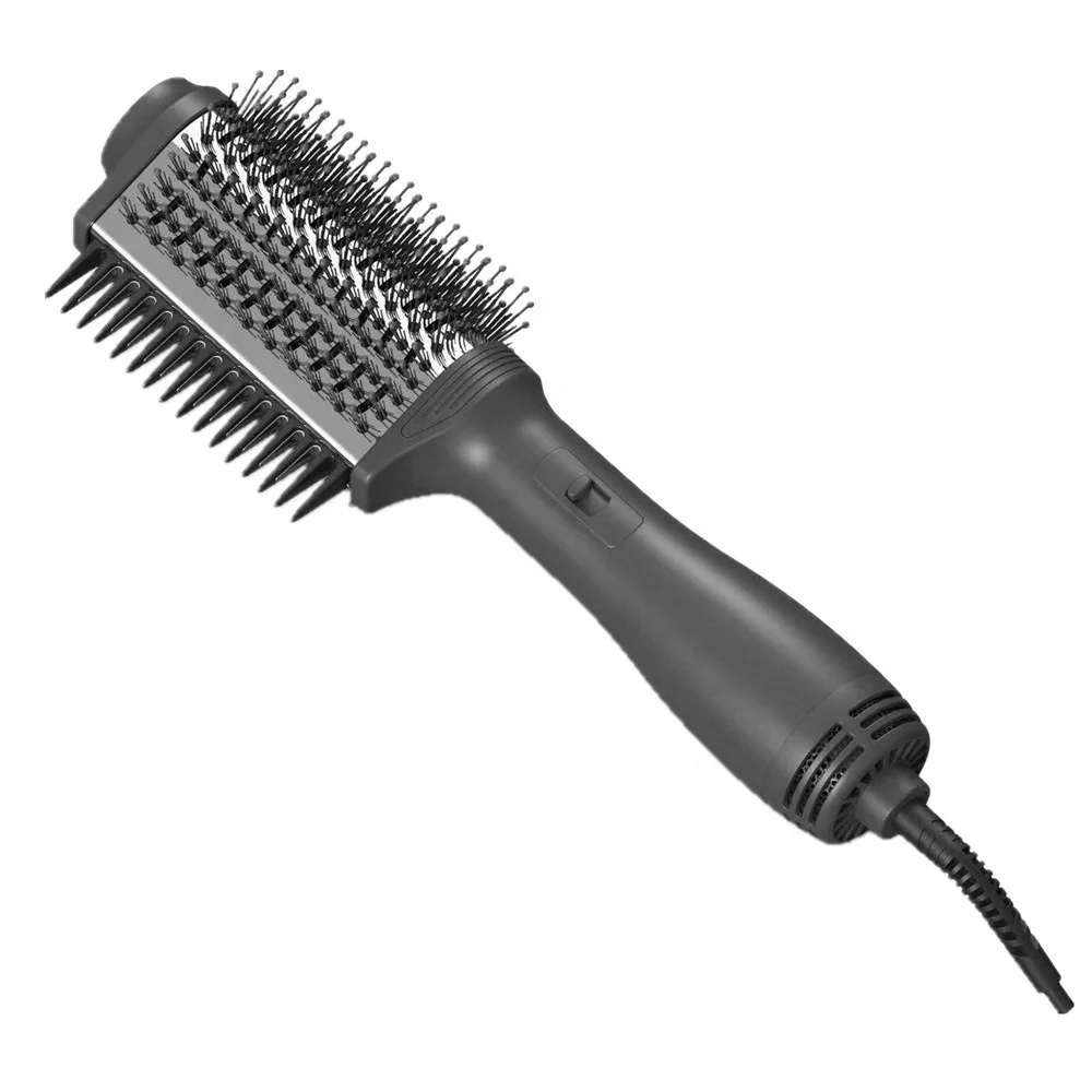 2023 new product design professional salon hairstyle tool negative ion fast heating 3 in 1Straightening Blow Dryer Brush