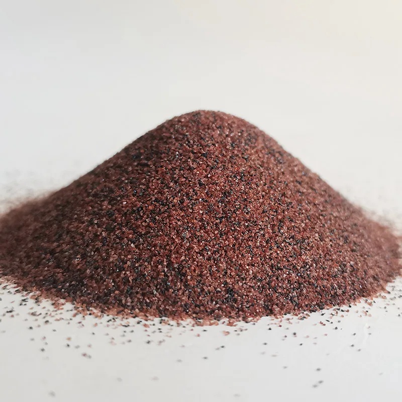 Sandblasting 40/60 grit garnet sand for cutting machine garnet sand 120 mesh