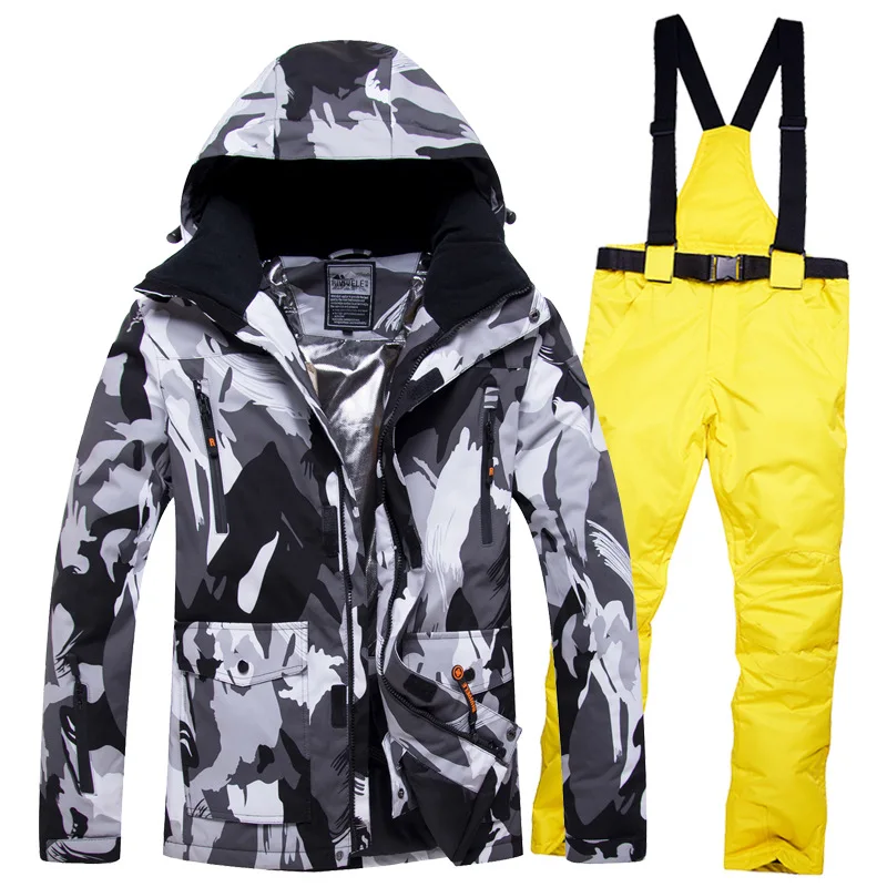  Factory Wholesale OEM Available Ski Cloth Suit Windproof Waterproof Keep Warm Jumpsuit For