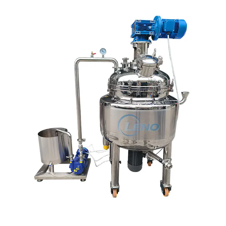 SS304 316 Double layers  Cooling jacket hot water electrical heating heated jacket tank