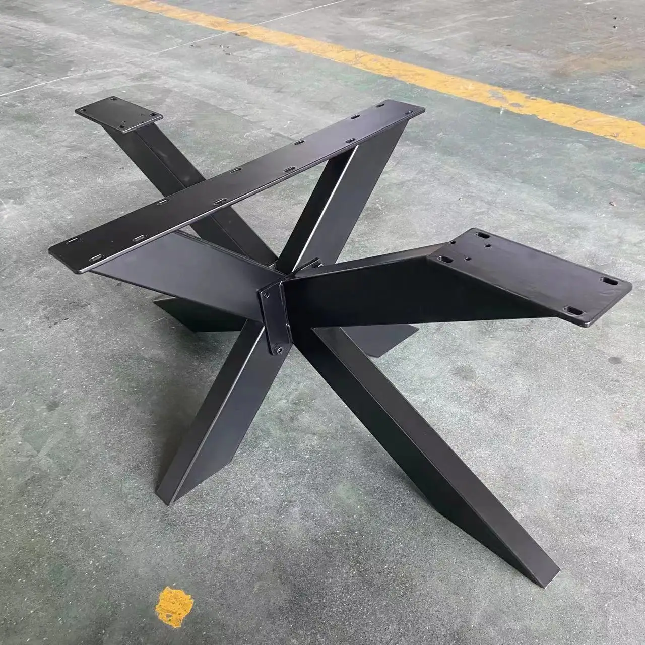 Factory Hot Sales High Quality coffee Table Legs Professional Office Dining Cast Iron Metal Black Chunky Table Furniture Legs