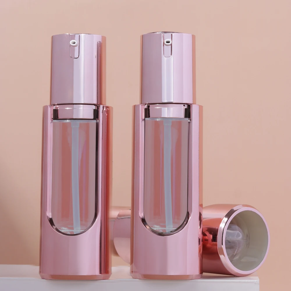 30ml 50ml Luxury Cosmetic Serum Essential Oil Lotion Bottle With Pump for Skincare Packaging