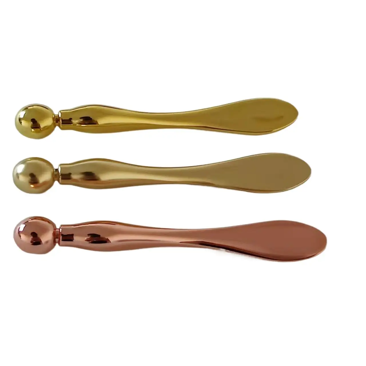 Gold Beauty Accessories Mini Skin Spoon Tools Cosmetic Face Mask Spatula