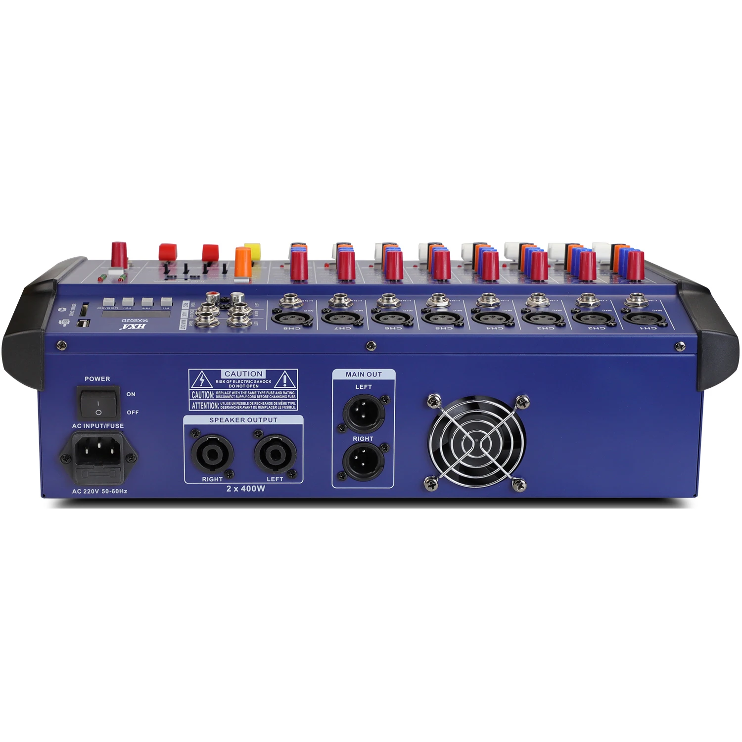Stable quality Professional 8 Channel  USB Powered Amplifier Mixers