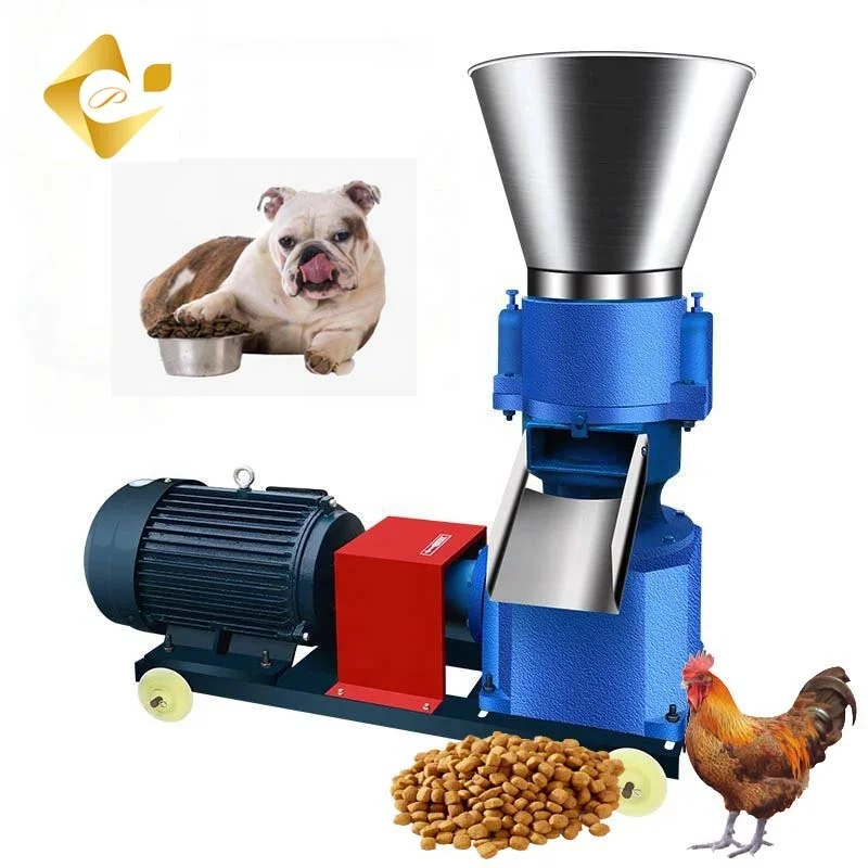 Pillet Machine Chicken Feed Pellet Home Use 200kg/h Poultry Feed Processing Machine 150 Feed Pellet Making Machine