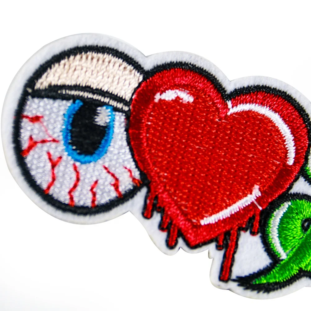  Оптовая продажа китайское производство высокое качество нашивка с надписью Money in the Eye Badge помощью утюга на одежду и в форме