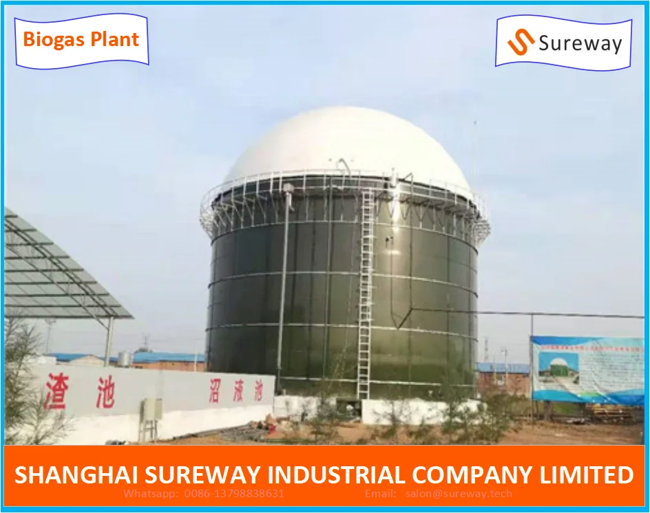 Cstr Anaerobic Reactor Tank Biogas Plant