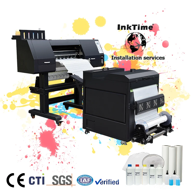 Inktime inkjet DTF print epson A2 A3 30cm 60cm printer direct to film dtf DTG tshirt printer t shirt printing machine
