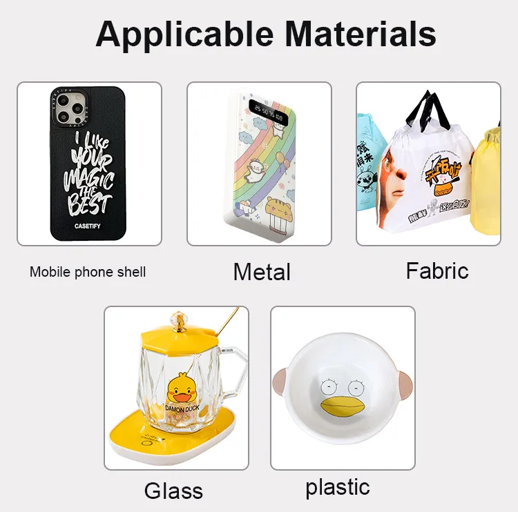 AB Film UV DTF PET AB Free B  Film Ink For Direct Label Sticker UV DTF Printing