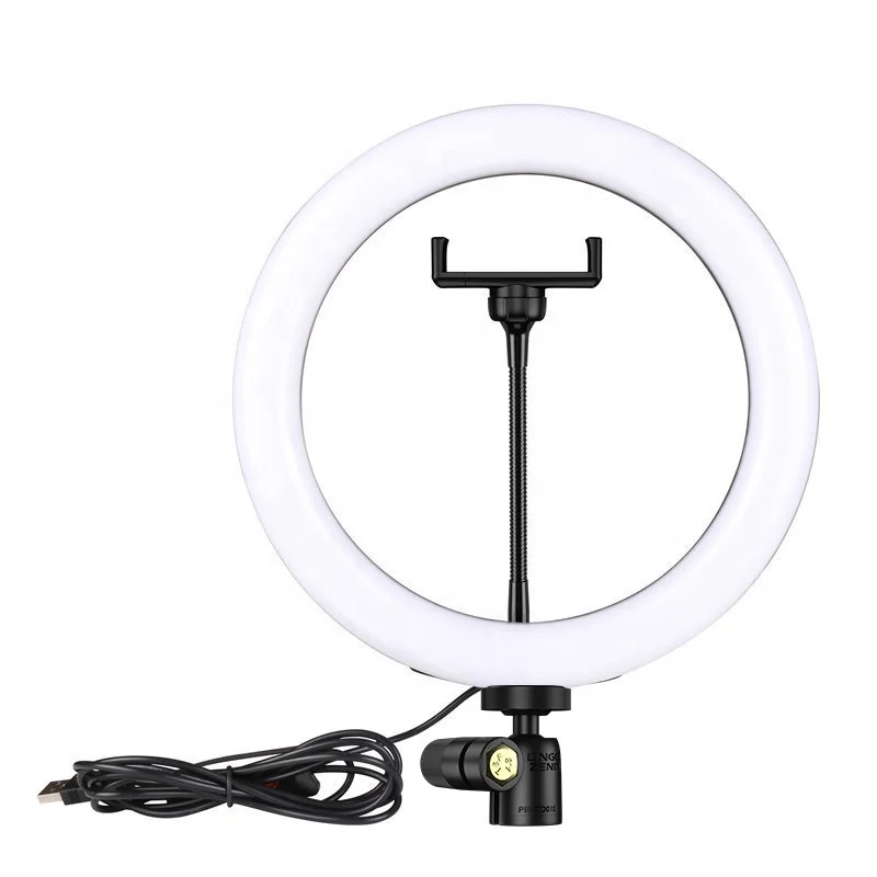 Good Quality Cold and Warm Self Taking Photo Fill Light Phone Live Bracket Fill Light Flexible Phone Holder Selfie Ring Light