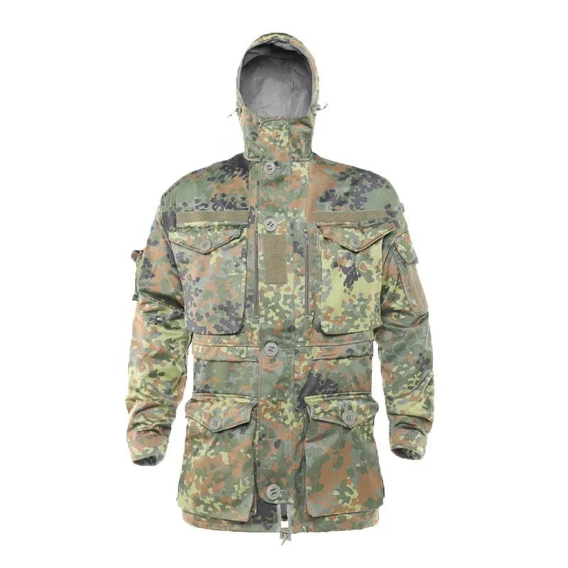 German Original  Jungle Camouflage Combat Shirts Cotton Tactical Clothing Uniforms Tactical Bombet Winter Jacket