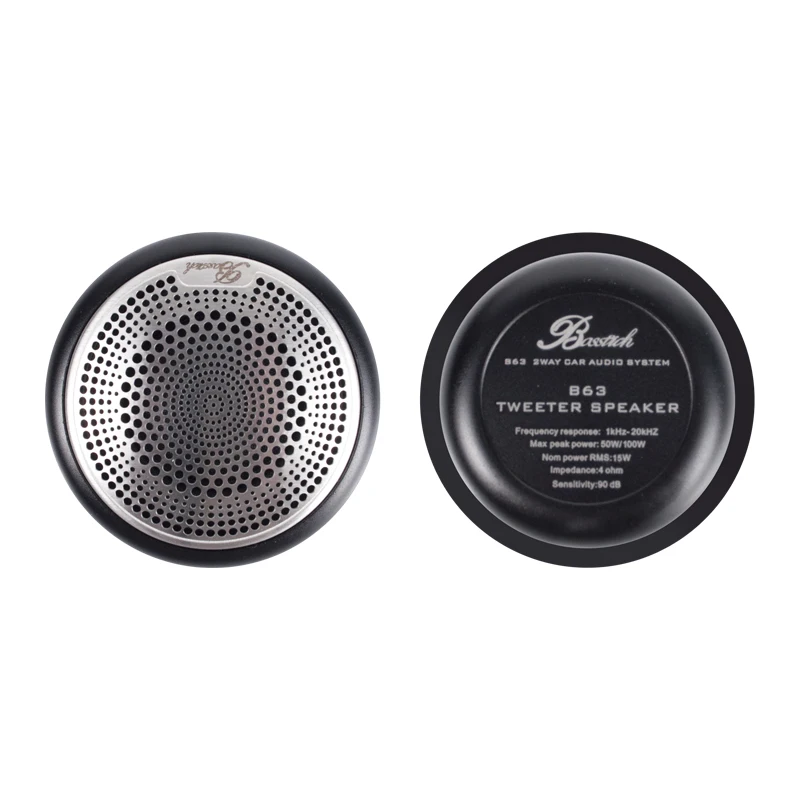  Car speaker 6.5 inch 2-way 4ohm component set round for car audio