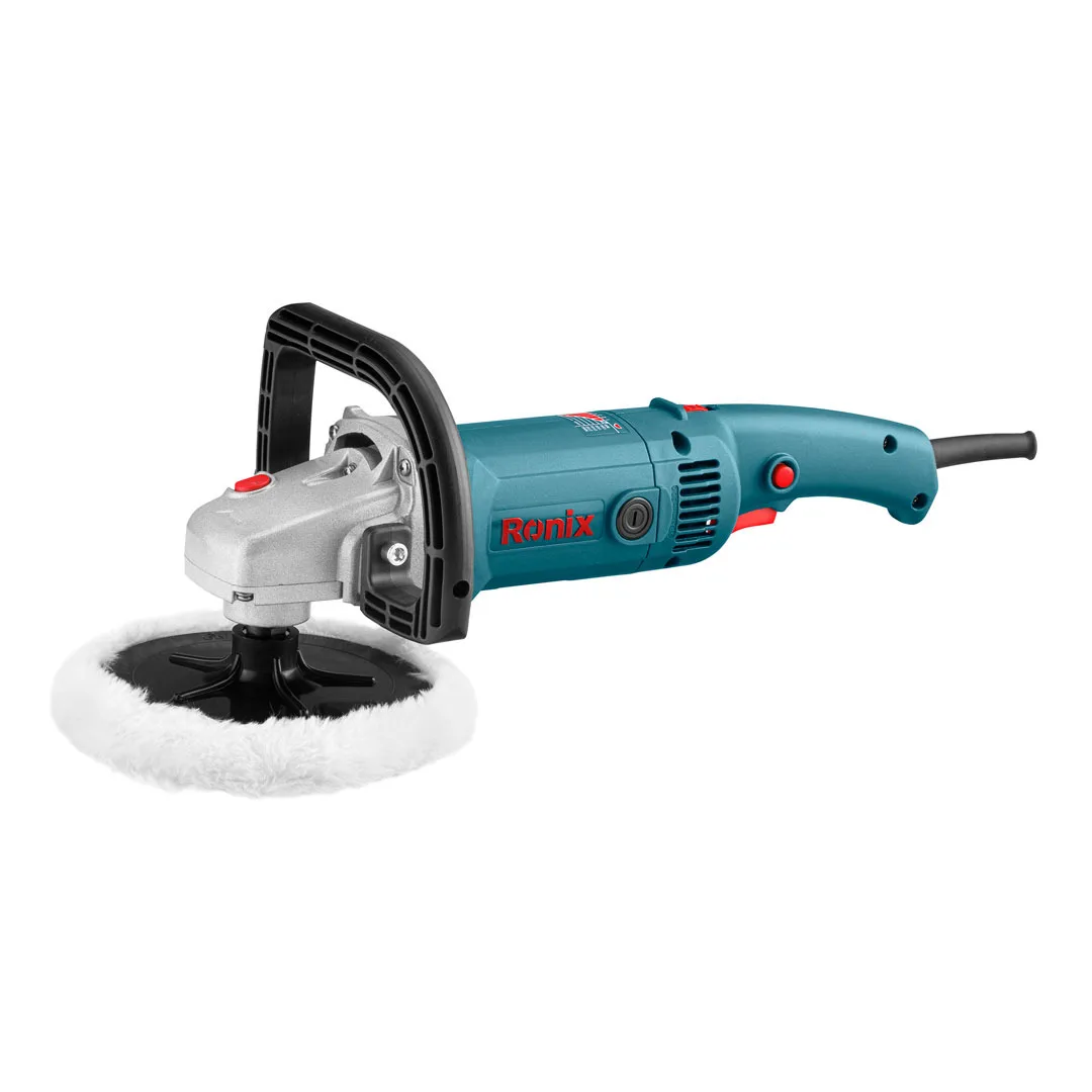 Ronix 6112 Top Quality Electric Car Polisher High Efficient Auto Waxing 180mm 800-3000RPM Polisher
