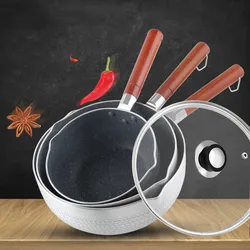 Wholesale factory price multi-function non-stick deep frier pot chips french fries fryer pan