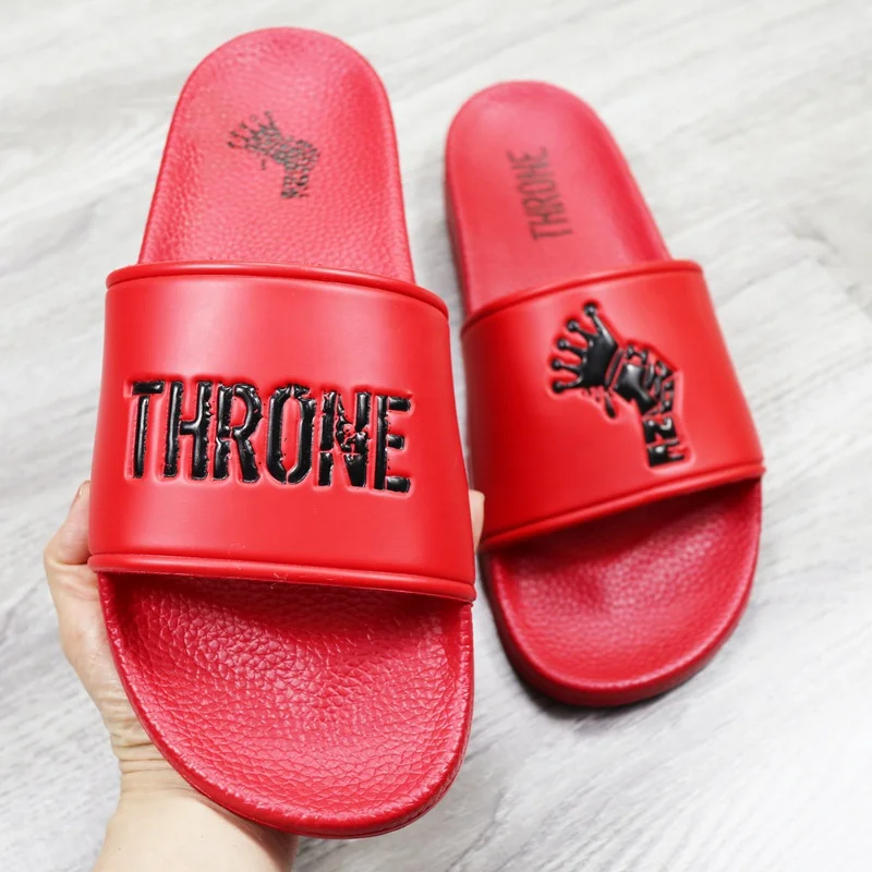 Joyfulway big size wholesale blank sport slide sandal,black slide sandal slipper factory china,leather slide footwear