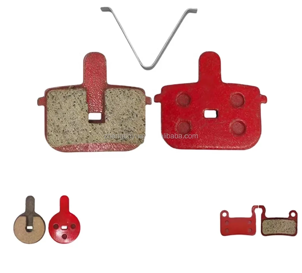 RIDERACE MTB Bicycle Disc Brake Pad Hydraulic Disc Brake Pads Semi-Metallic Resin Cycling Brake Pads For SHIMANO SAINT QUADIEM