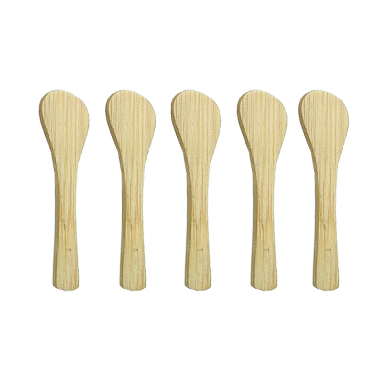 bamboo Makeup Tools Face Eye Cream Spoon Small Cosmetic Spatula