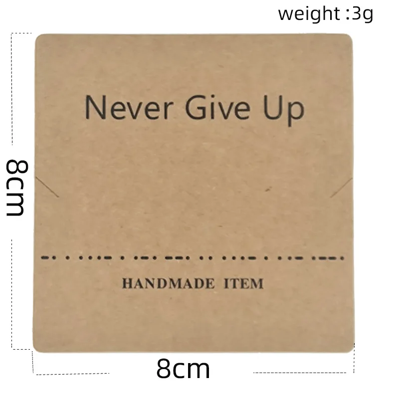  Custom Natural Color Kraft Cards Best Friends Sister Mommy Jewelry Cards Brown Paper Cards Gift Packing Accessories.jpg
