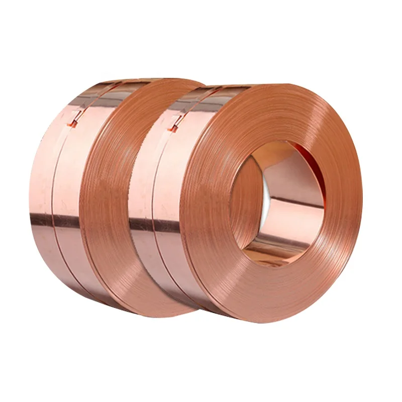 China Manufacture Copper Strip Coil Astm C26200 C26800 C27000 Copper Coil 99.9% Pure Copper Coil Factory Direct Sale