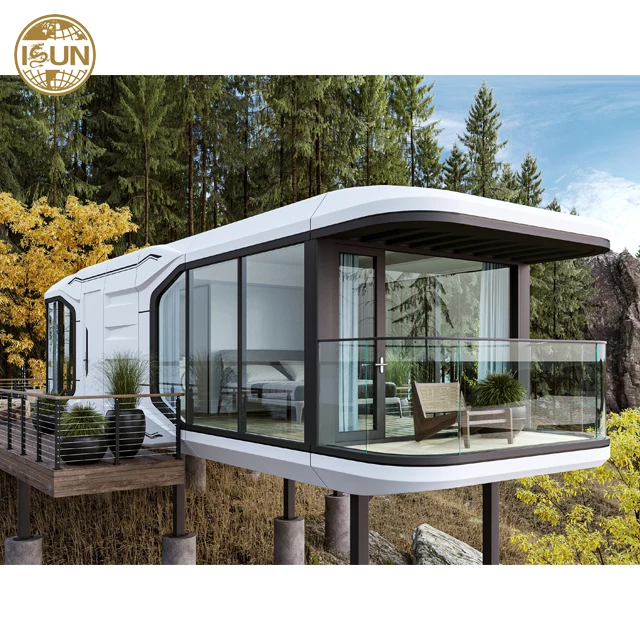 Customized Modular Residential Prefabricated Mobile Homes Prefab House Container Capsule House