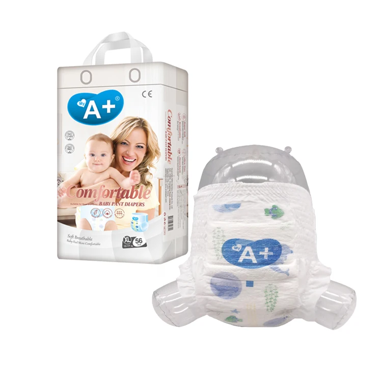 Wholesale Super Soft Popular Pants Baby Diaper Disposable Cheap Baby Panty Diaper