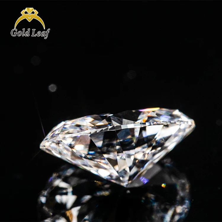 Goldleaf gems Oval cut loose moissanite stones VVS1 DEF color moissanite GRA Certificate pass diamond tester
