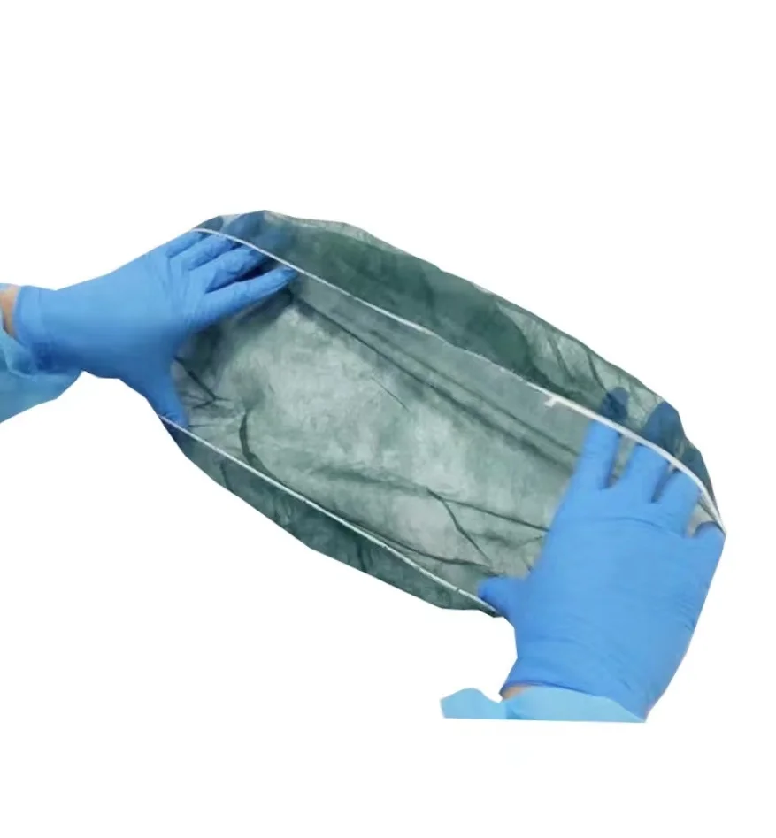 Head 21 Inch Food Service Green PP For Hood Hairnet Safety Non Woven Medical Net Surgical Hair Mop Disposable Mob Clip Cap