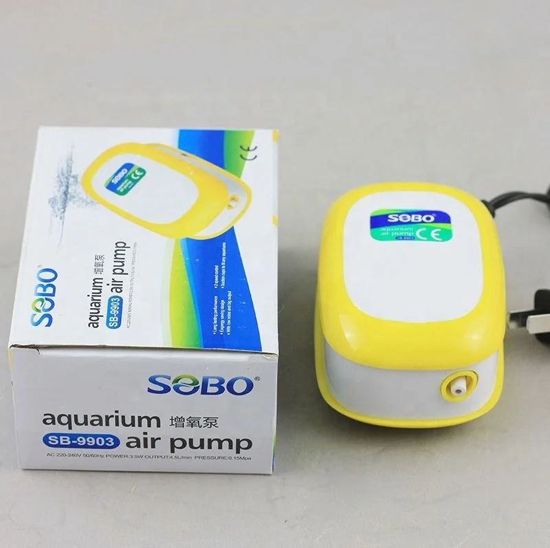 SOBO SB-9903A/9905A fish tank oxygen pump small fish tank silent aquarium oxygen machine air pump