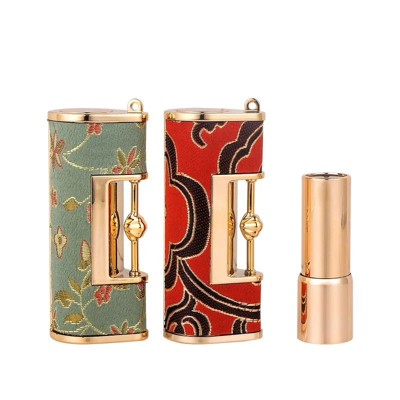 In Stock Vintage Unique Lipstick Bottle Cosmetic Lip Balm Container Custom Lipstick  Packaging