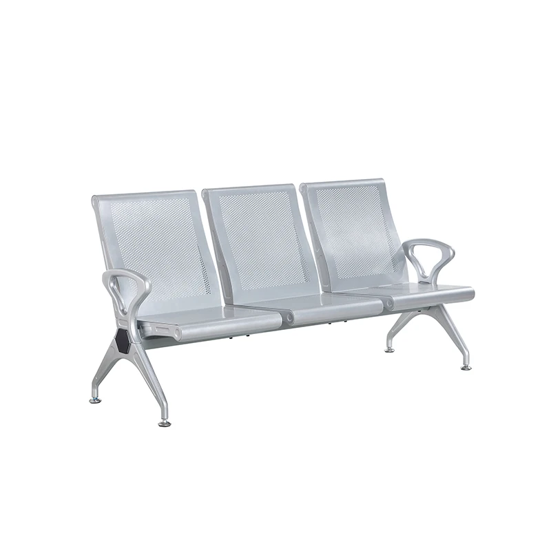 OHHE Metal Waiting Chair 3 Seater Hospital Room Public Three In One Gang Bench Waiting Chair Bench Seats Airport Waiting Chairs