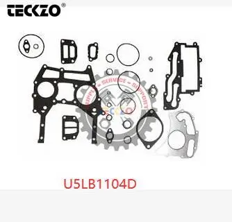 1104 (электронный впрыск) Детали двигателя Нижняя прокладка Ki U5LB1104D подходит для Perkins